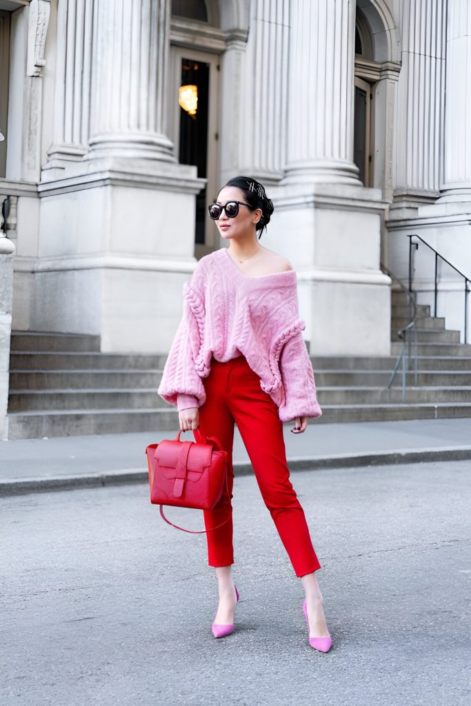 Pink And Red Outfits