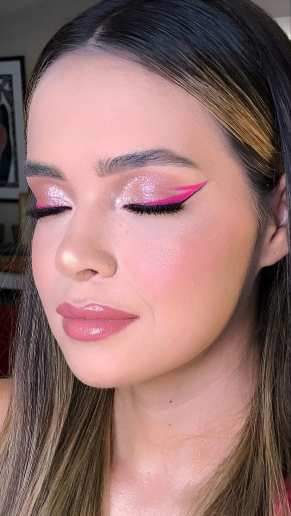 Pink Cateye Looks