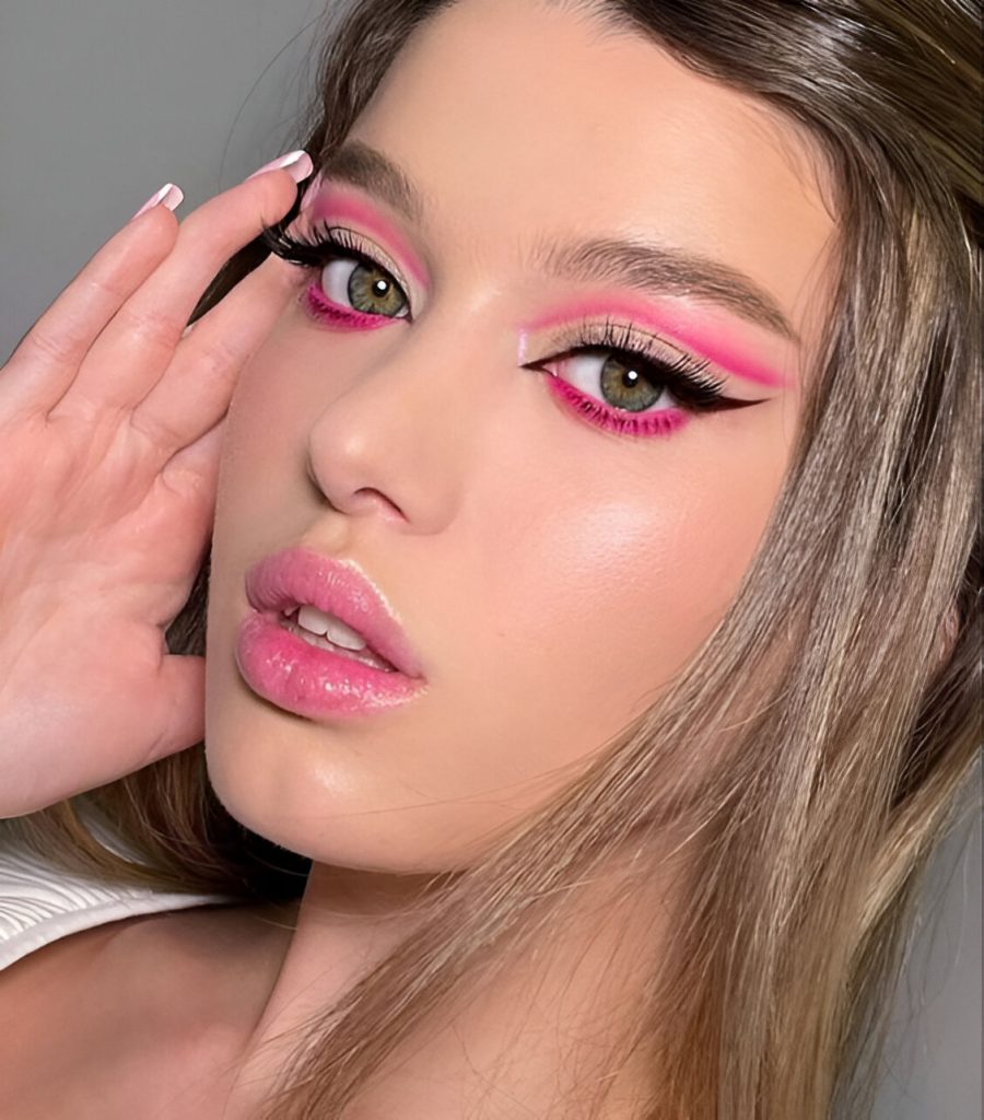Pink Cateye Looks