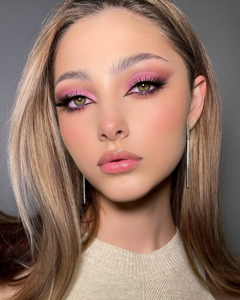 Pink Cateye Looks