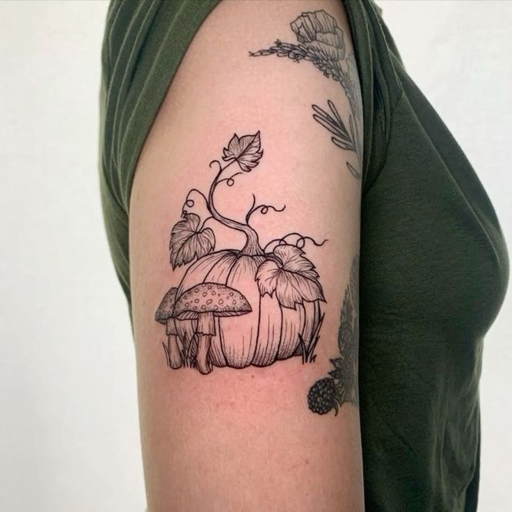Pumpkin Fall Tattoos