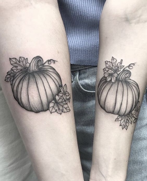 Pumpkin Fall Tattoos