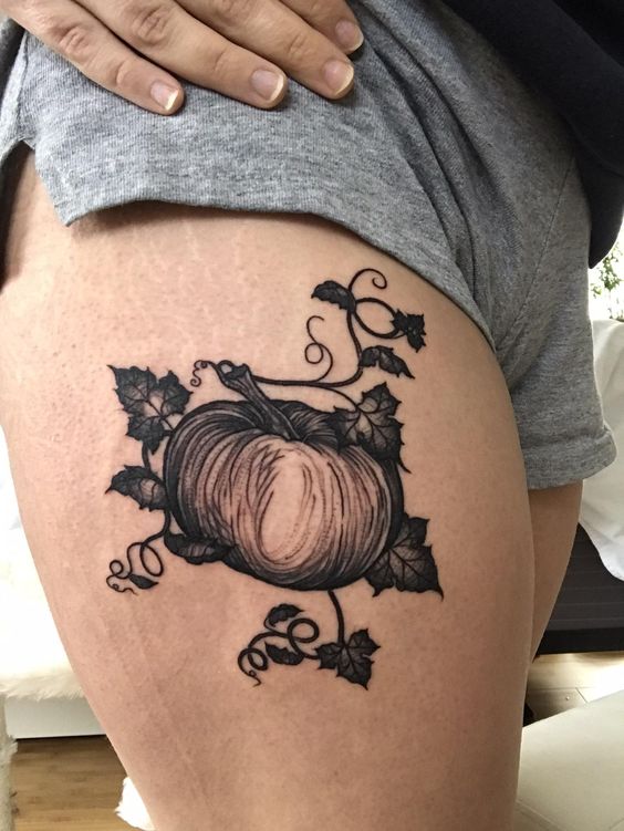 Pumpkin Fall Tattoos