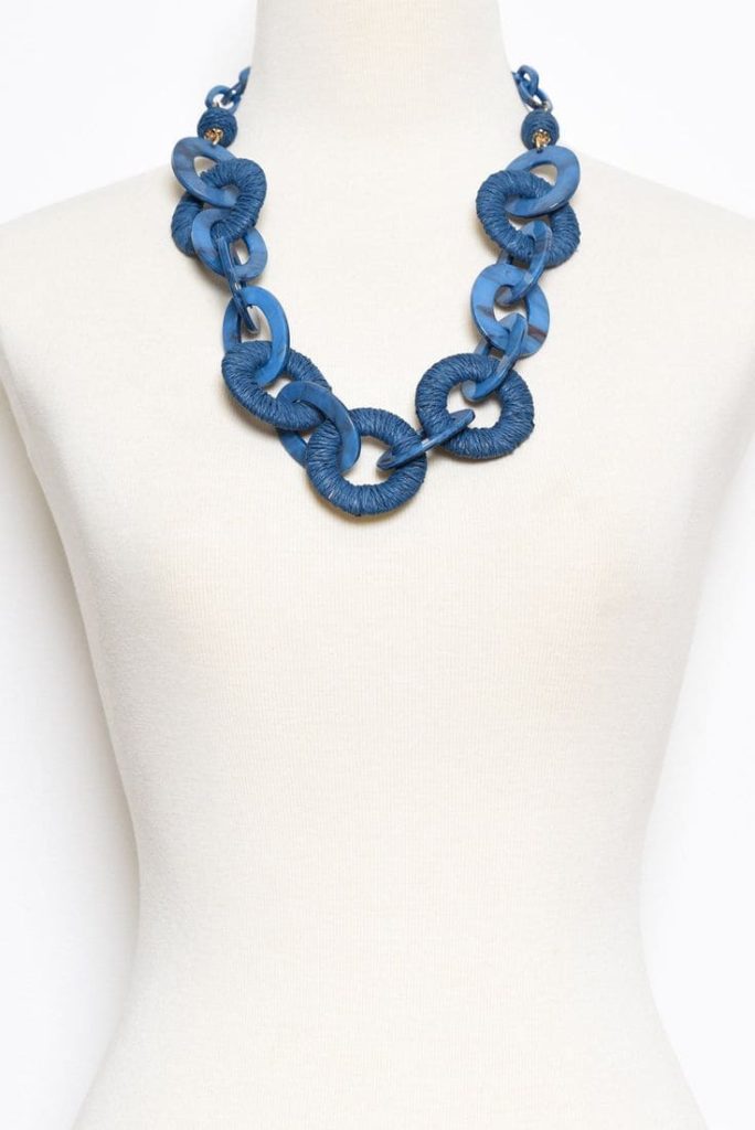Raffia Necklaces
