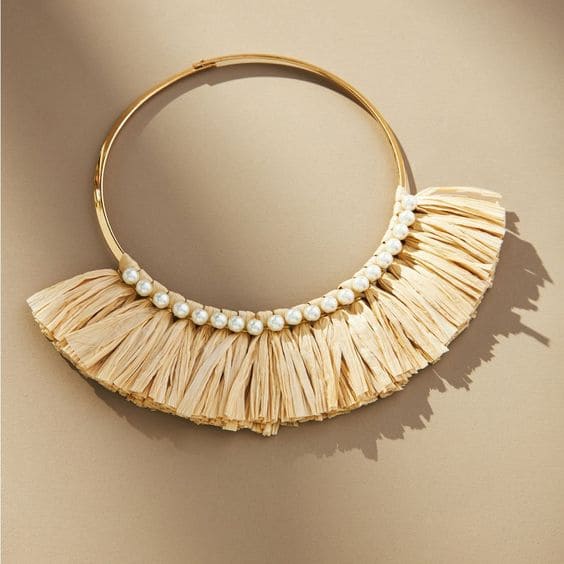 Raffia Necklaces