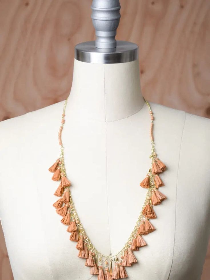 Raffia Necklaces