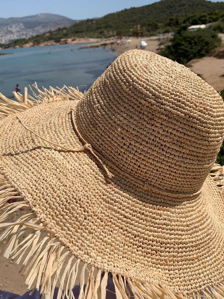 Raffia Wide Brim Hats
