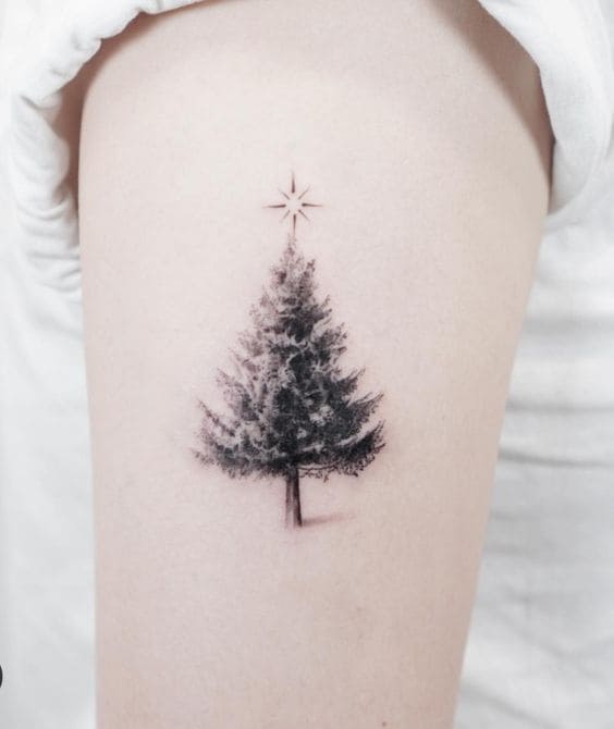 Realistic Pine Tattoos