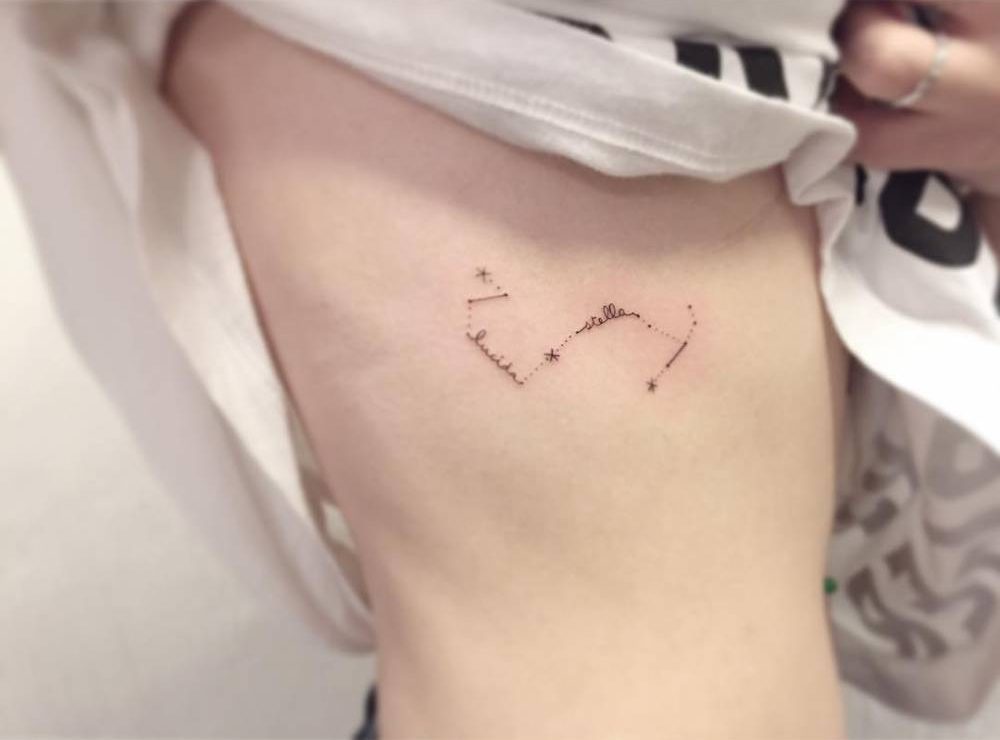 Rib Scorpio Tattoo Designs