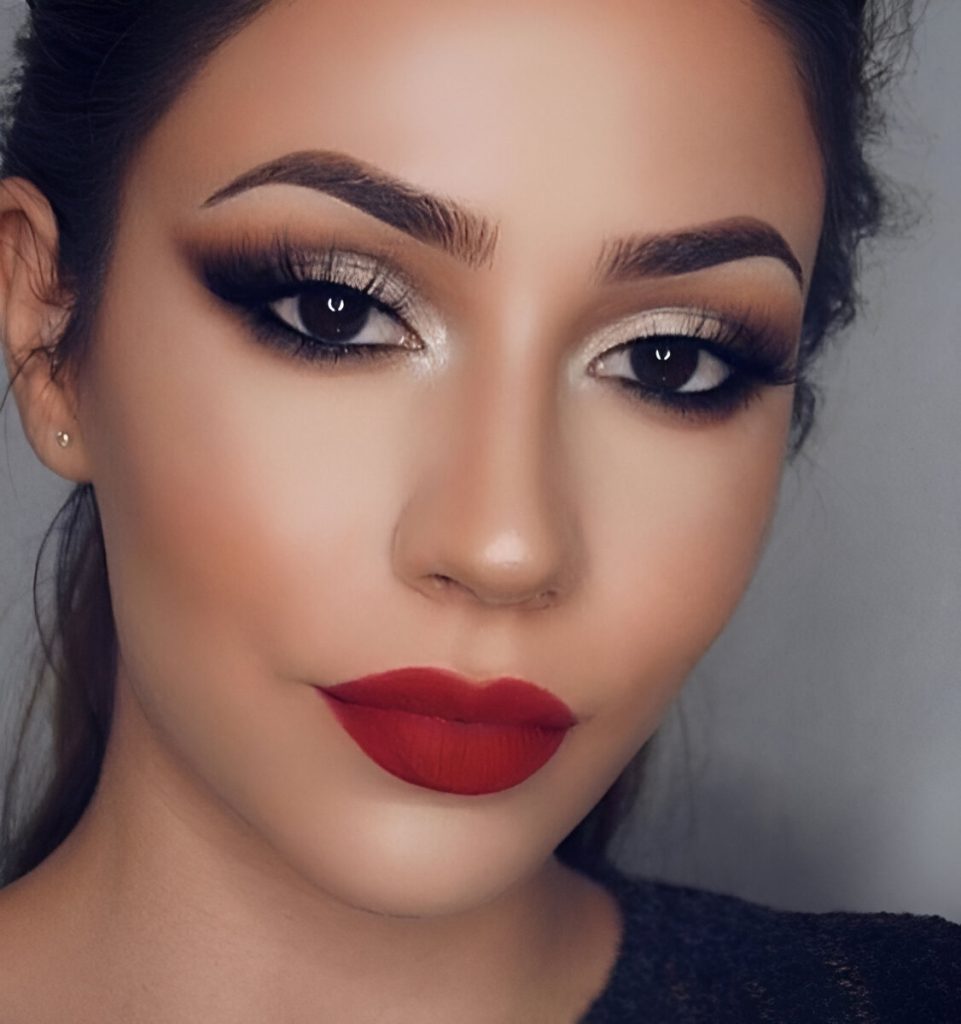 Romantic Red Makeup Looks