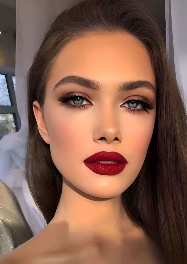 Romantic Red Makeup Looks
