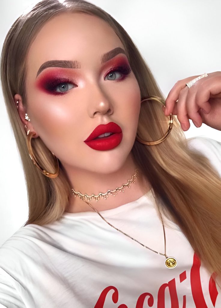 Romantic Red Makeup Looks