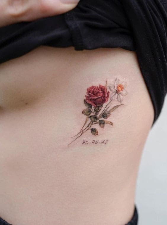 Rose Bouquet Tattoos