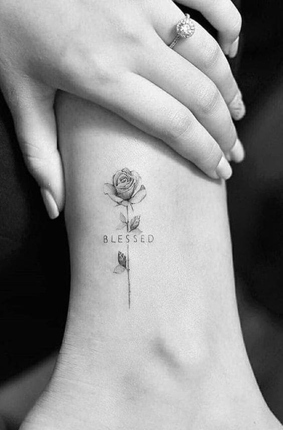 Rose Quote Tattoos