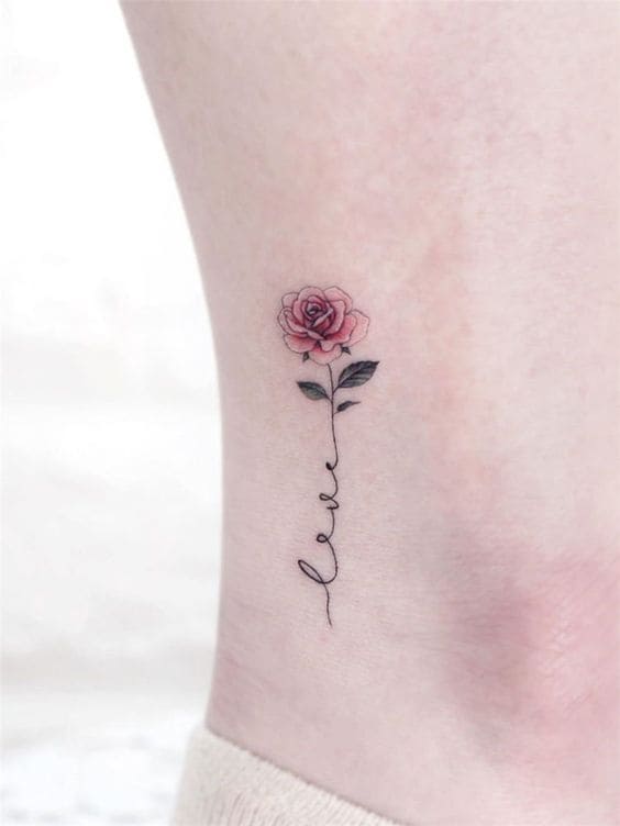 Rose Quote Tattoos
