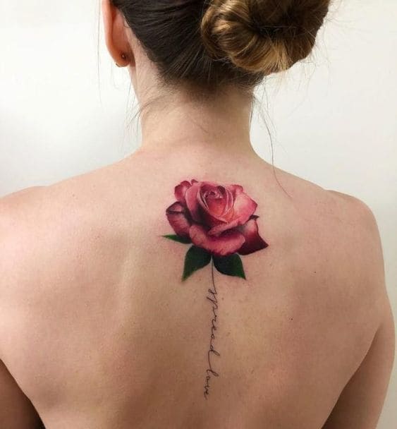 Rose Quote Tattoos