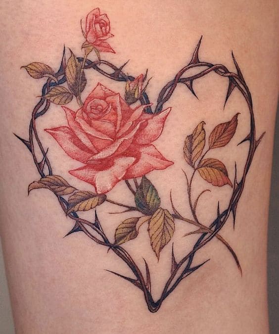Rose Thorn Tattoo