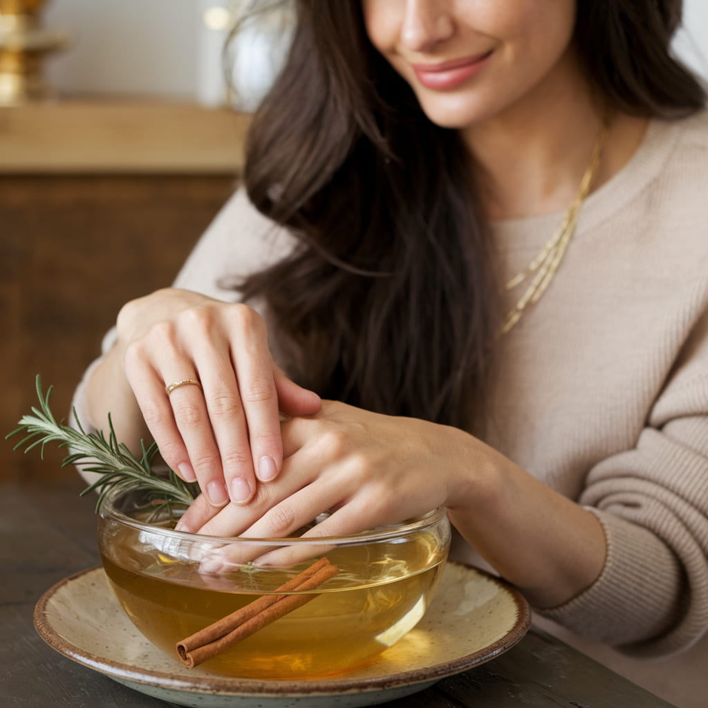 Rosemary and Apple Cider Vinegar Soak
