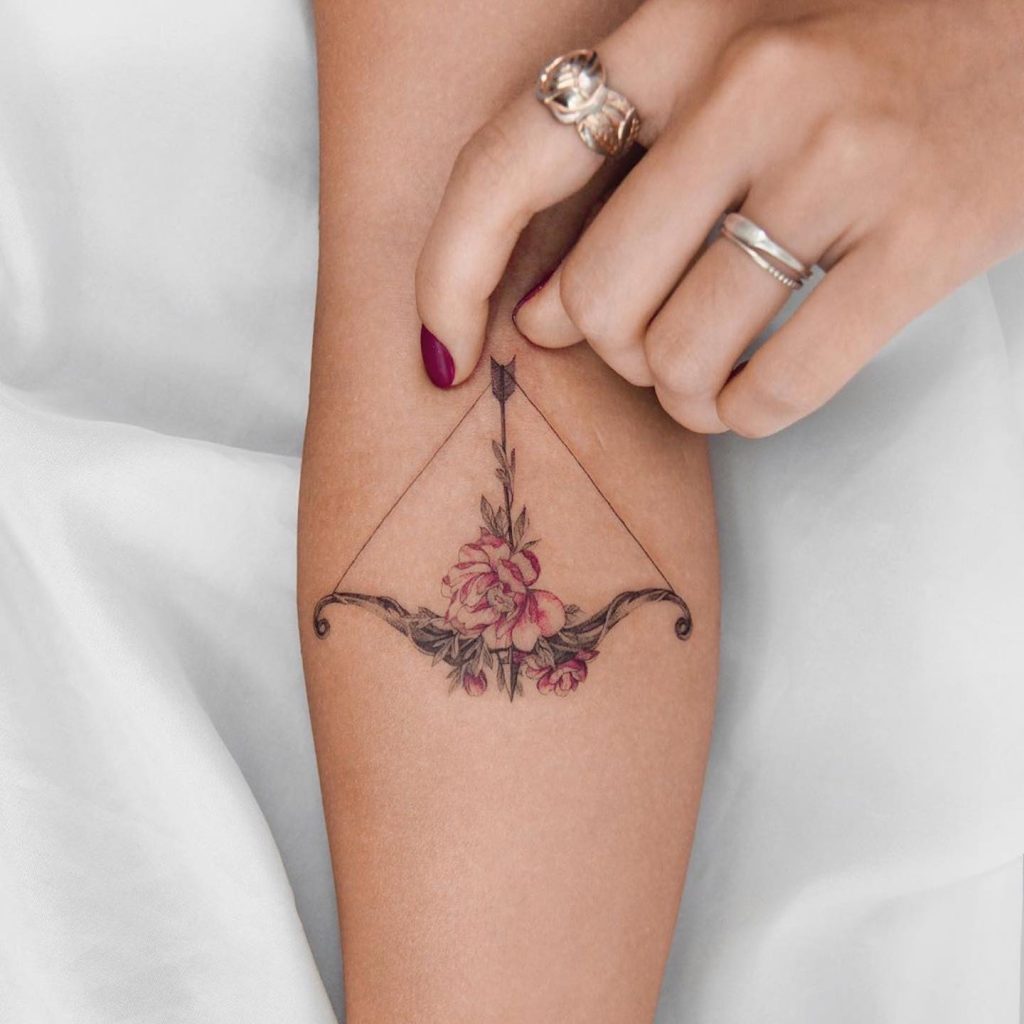  Sagittarius Carnation Tattoos