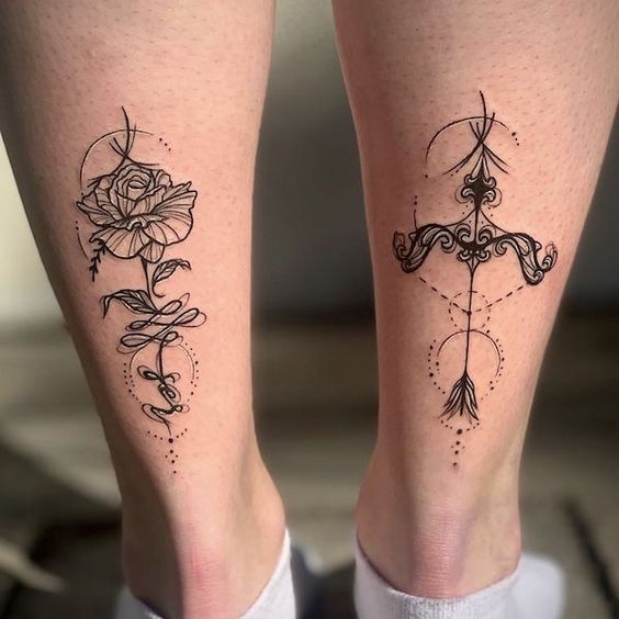 Sagittarius Carnation Tattoos