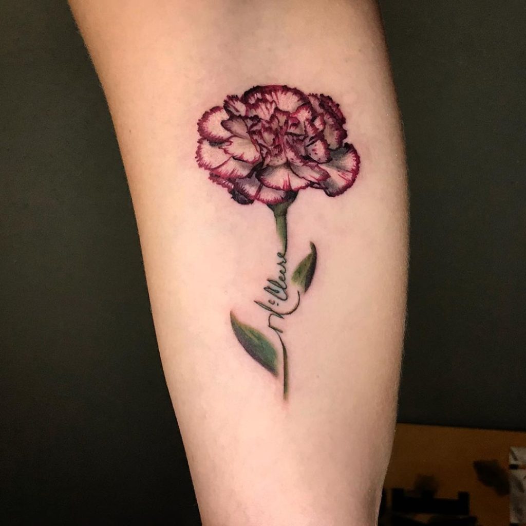  Sagittarius Carnation Tattoos