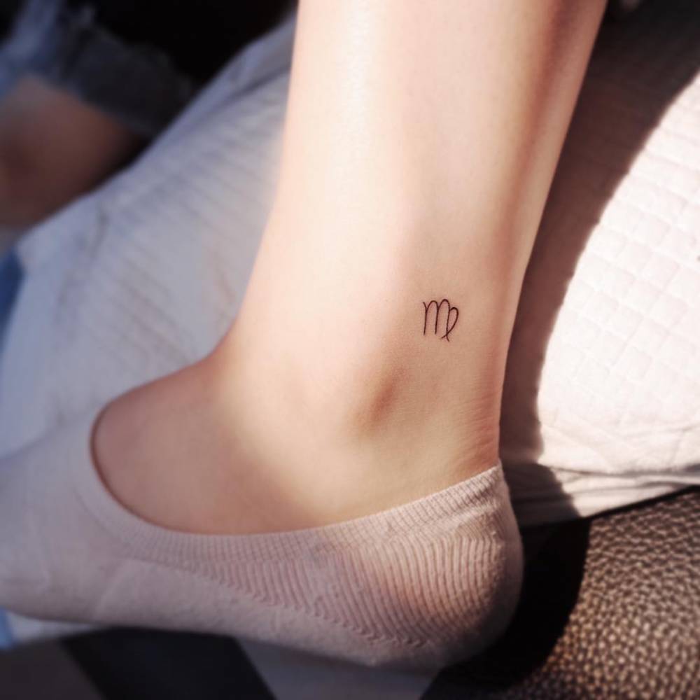 Scorpio Tattoos On Ankle For Girls