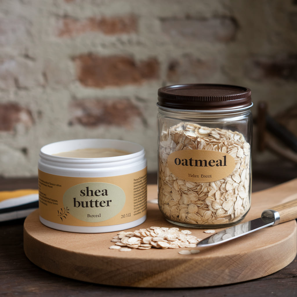 Shea Butter and Oatmeal Calming Face Cleanser