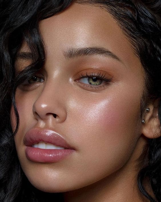 Sheer and Clear Makeup Look