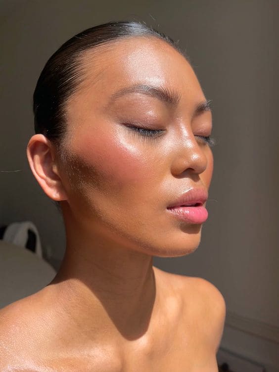 Sheer and Clear Makeup Look