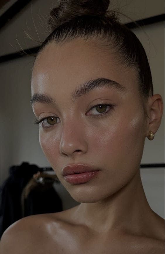 Sheer and Clear Makeup Look