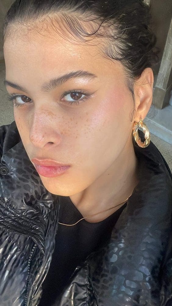 Sheer and Clear Makeup Look