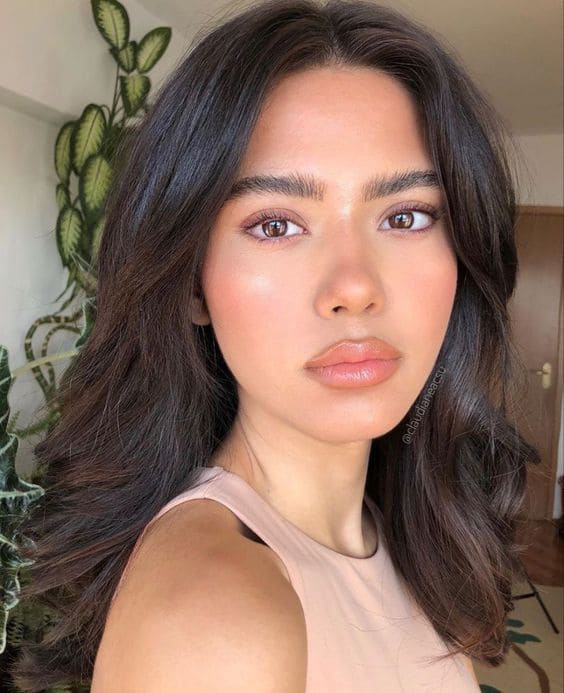 Sheer And Clear Makeup Look