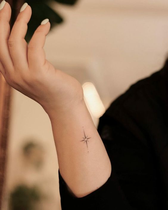 Shining Star Tattoo Designs