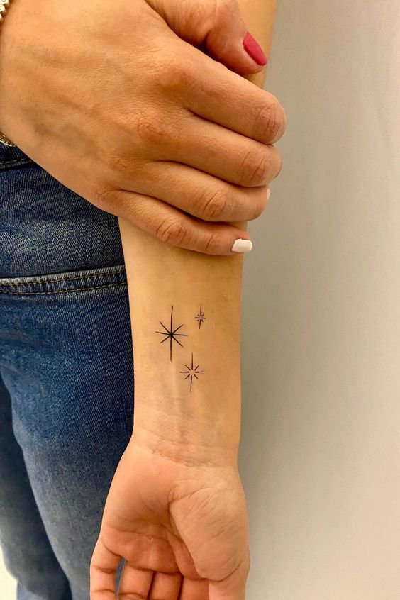 Shining Star Tattoo Designs
