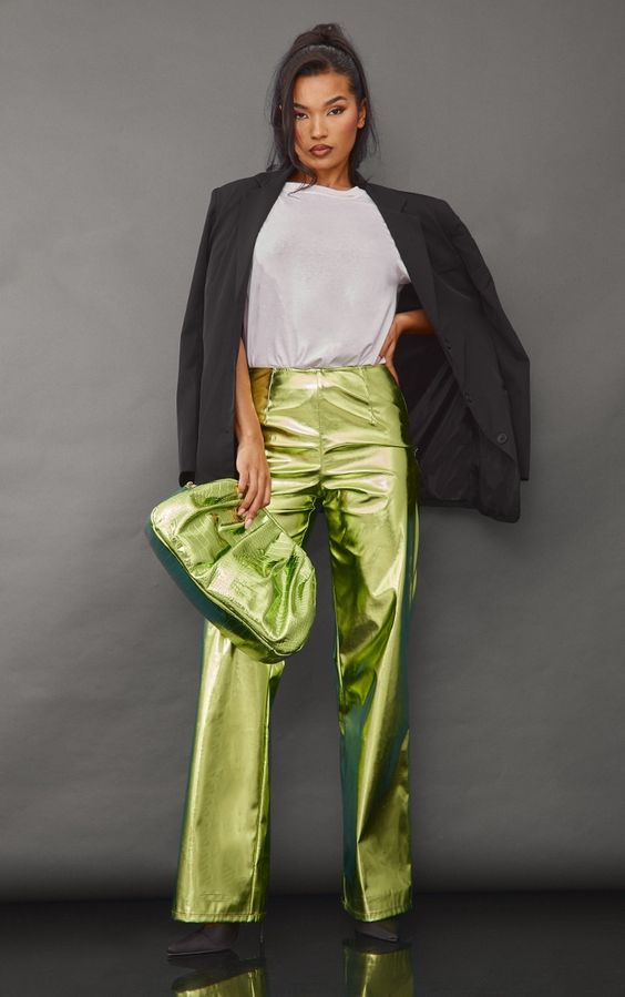 Shiny Metallic Party Looks