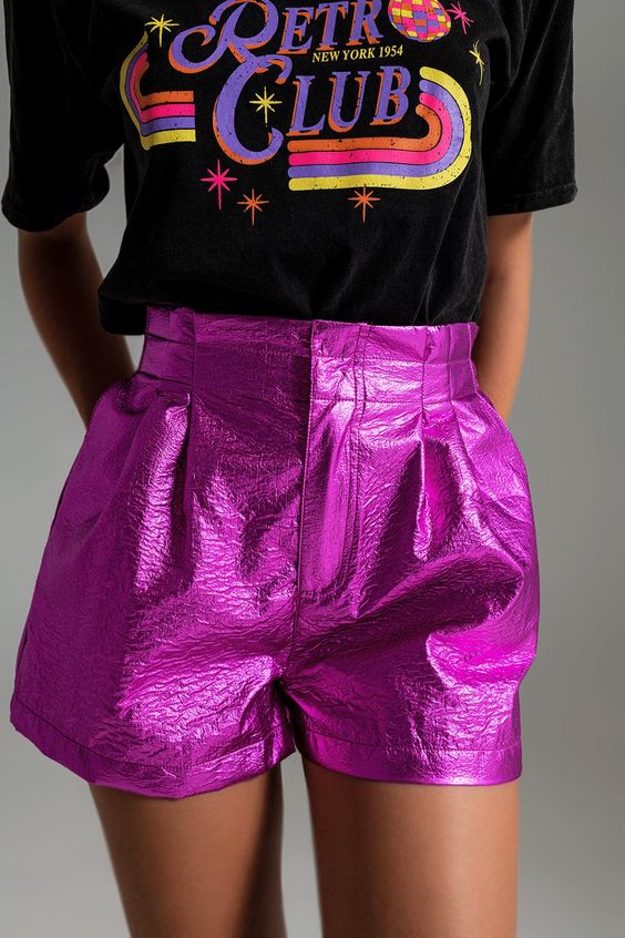 Shiny Metallic Party Looks