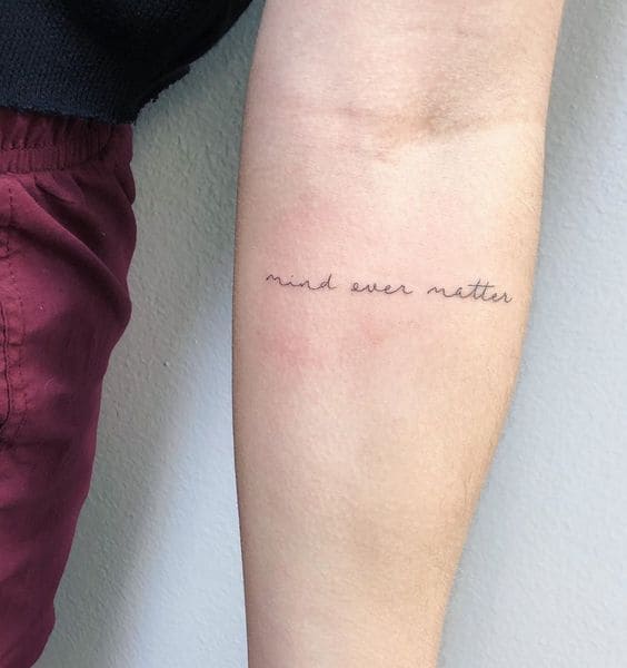 Short Inspirational Quote Tattoo Ideas