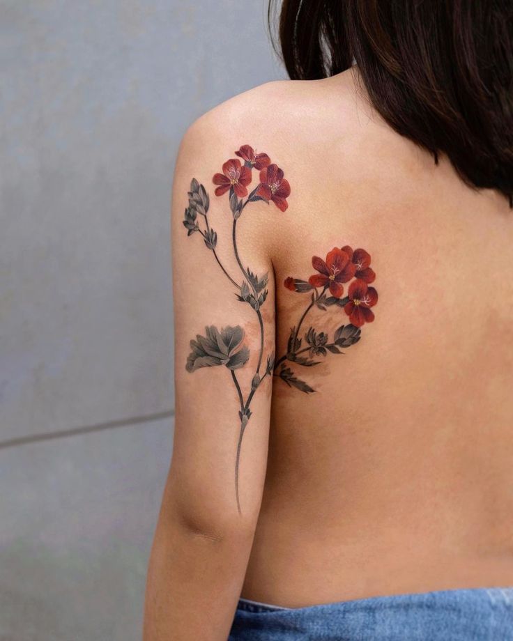 Shoulder Tattoos For Scorpio Female