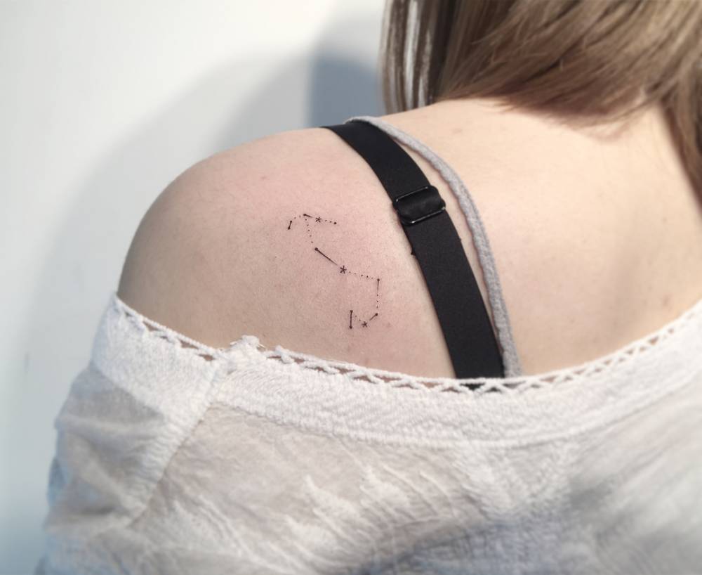 Shoulder Tattoos For Scorpio Female