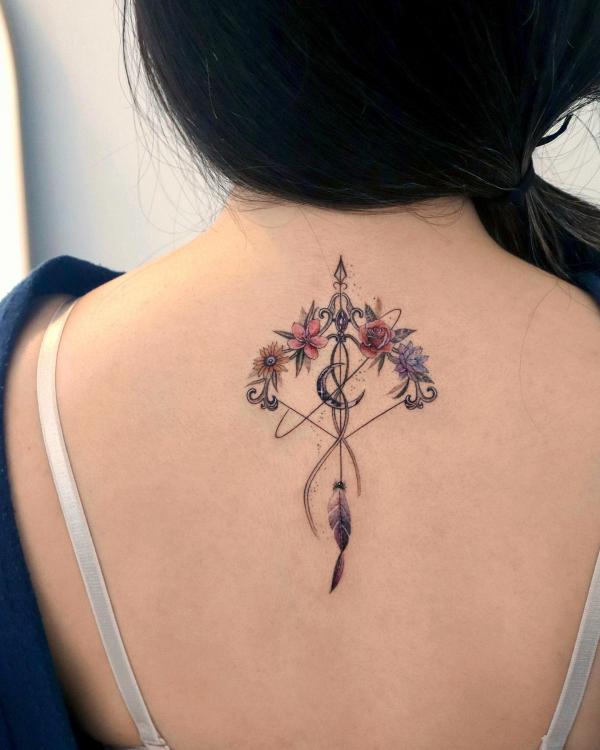 Simple Bow And Arrow Sagittarius Tattoo Ideas