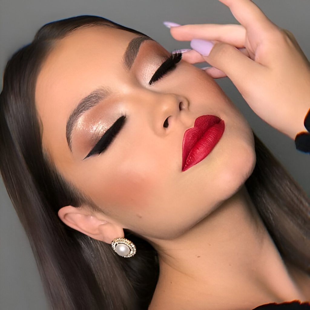 Simple Christmas Makeup Looks