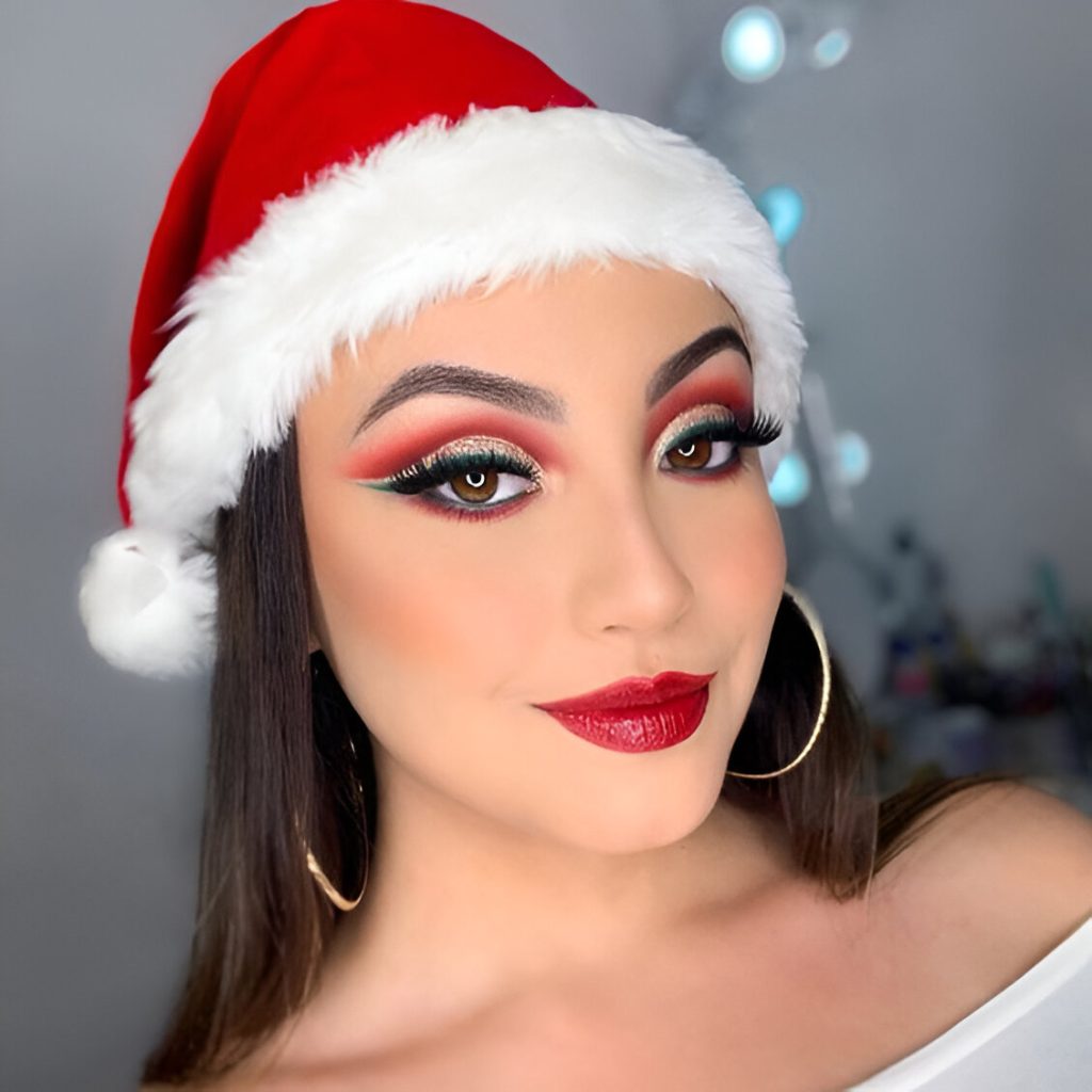 Simple Christmas Makeup Looks