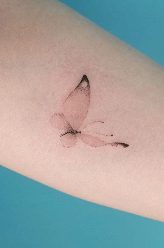 Simplest Butterfly Tattoo Designs