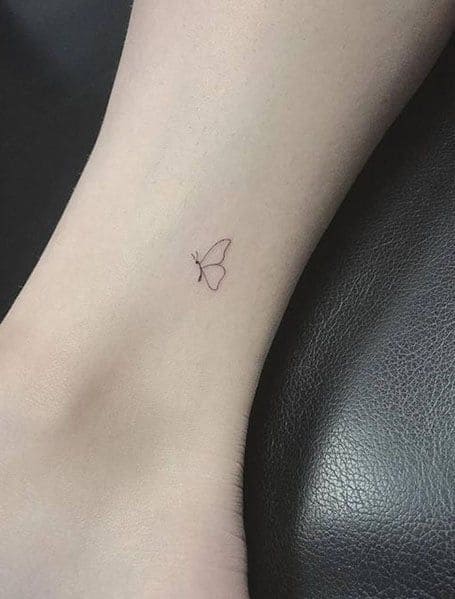 Simplest Butterfly Tattoo Designs