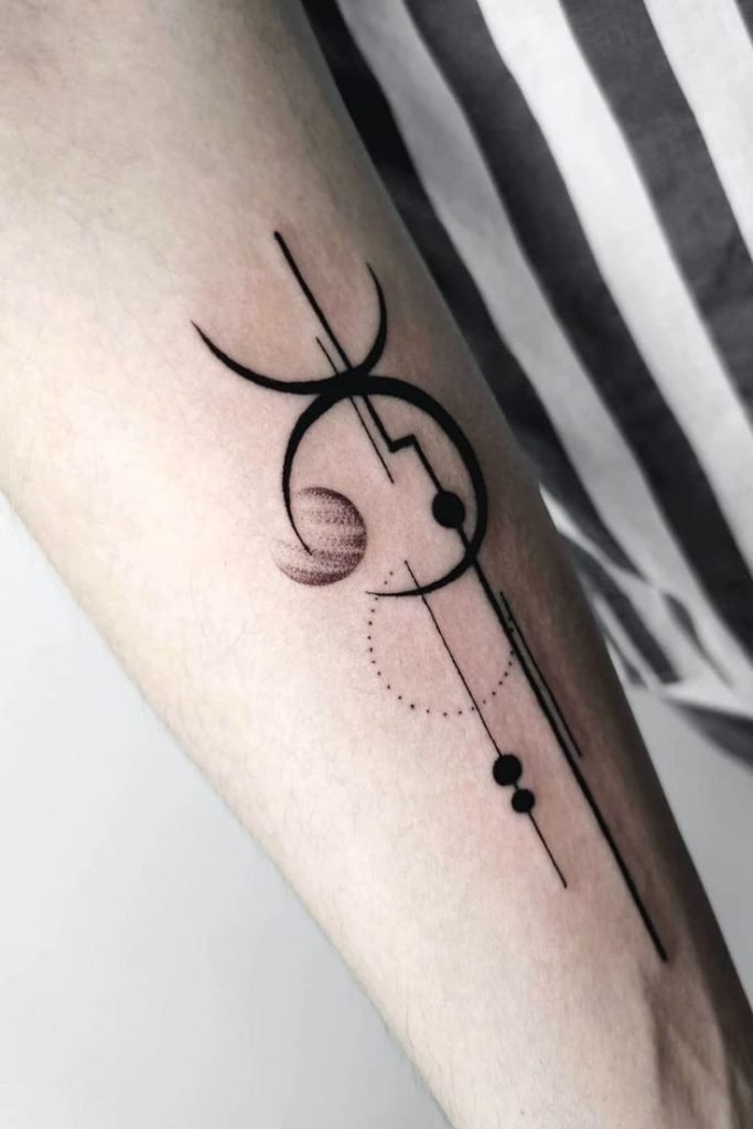 Sleek Taurus Tattoo