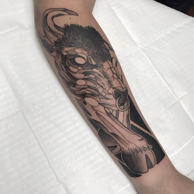 Sleeve Tattoo For Taurus