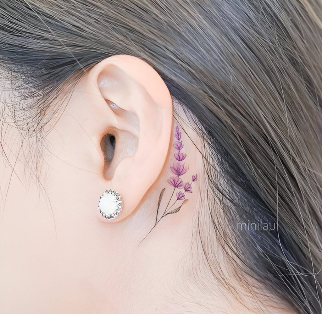 Small Lavender Tattoos