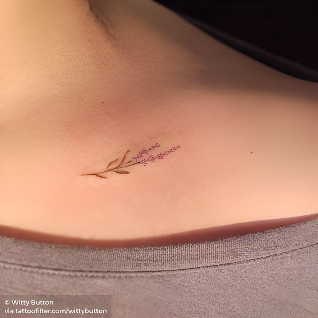 Small Lavender Tattoos