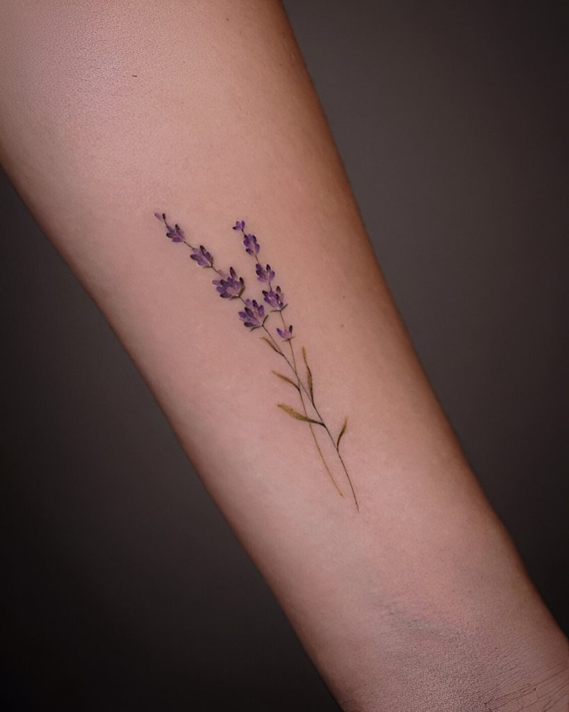 Small Lavender Tattoos