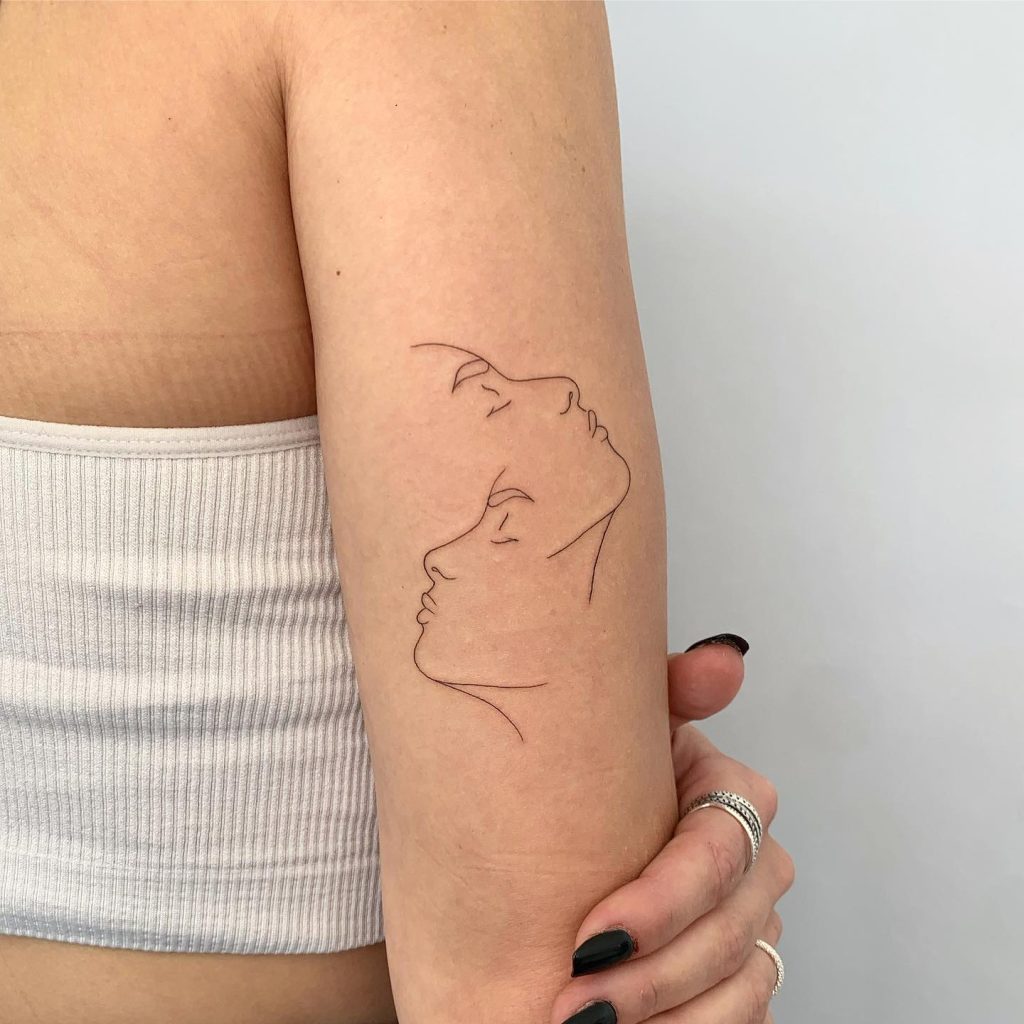 Small Twins Gemini Tattoo Designs